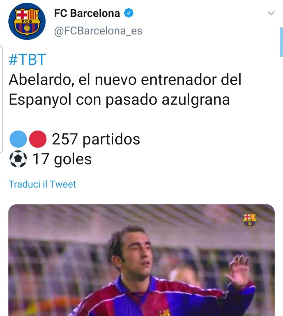Abelardo oggi all'Espanyol