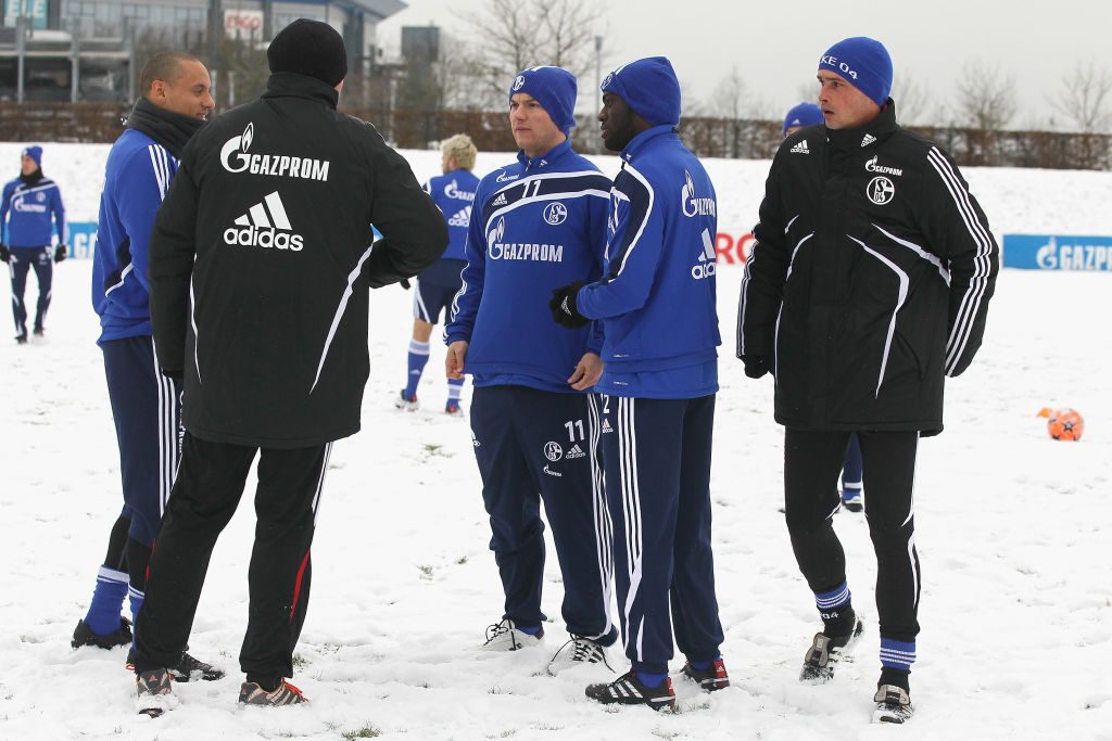Lo Schalke e la neve