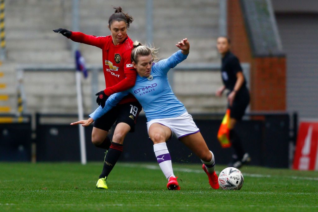 Manchester United Women v Manchester City Women - Women's FA Cup: Fourth Round