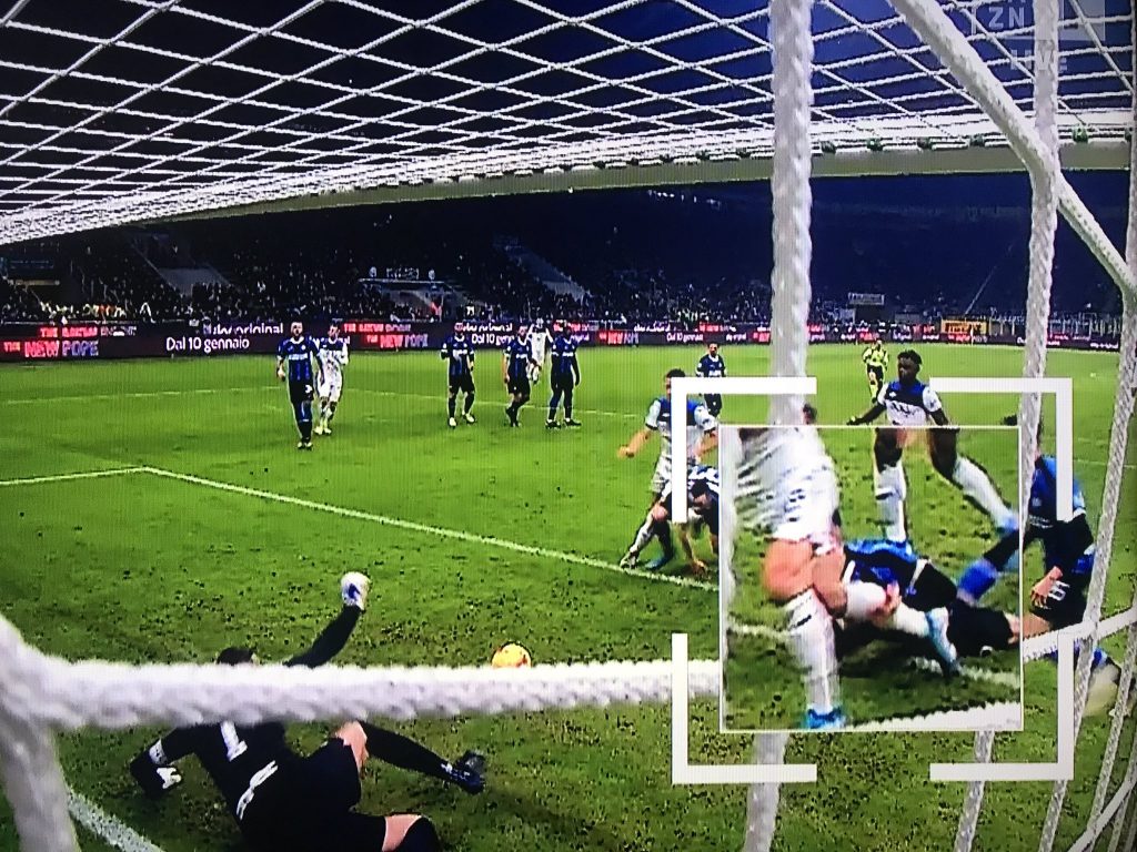 Sull'1-0 per l'Inter