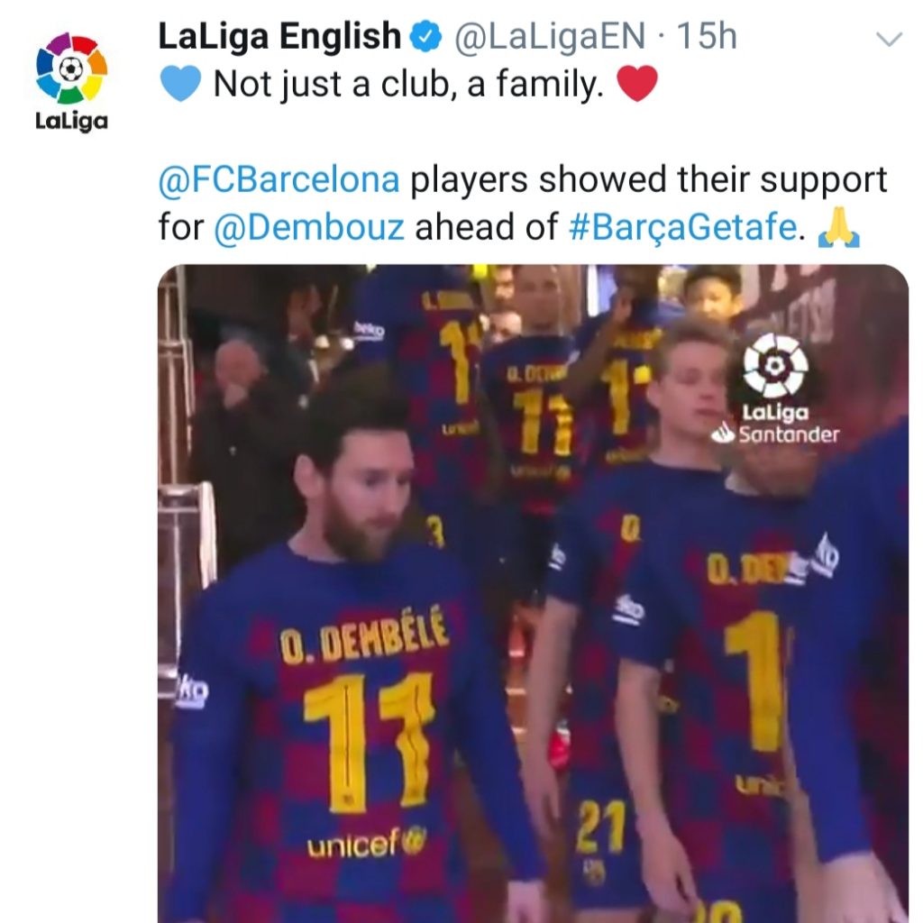 La famiglia del Barça