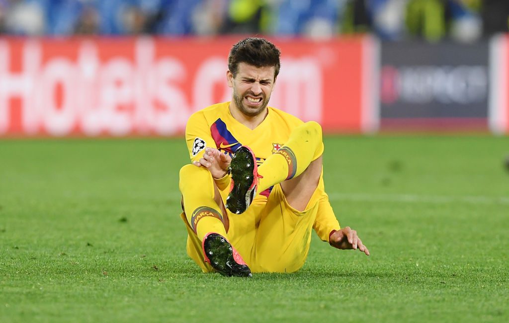 SSC Napoli v FC Barcelona - UEFA Champions League Round of 16: First Leg