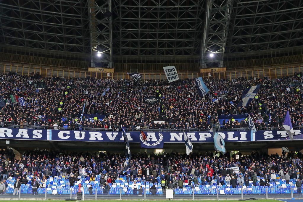 SSC Napoli v FC Barcelona - UEFA Champions League Round of 16: First Leg