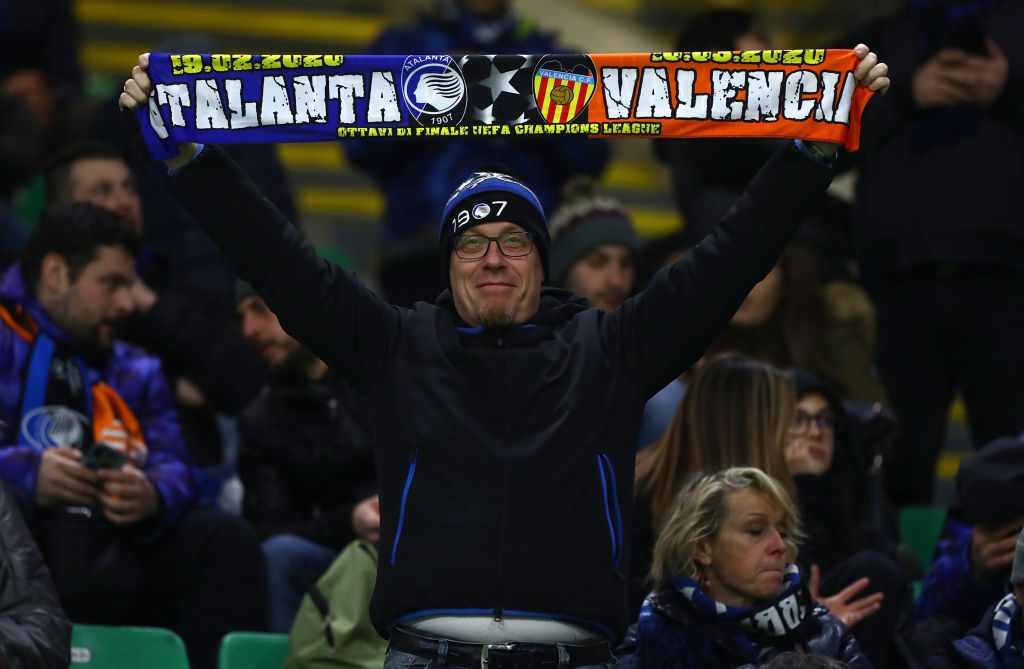 Atalanta v Valencia CF - UEFA Champions League Round of 16: First Leg