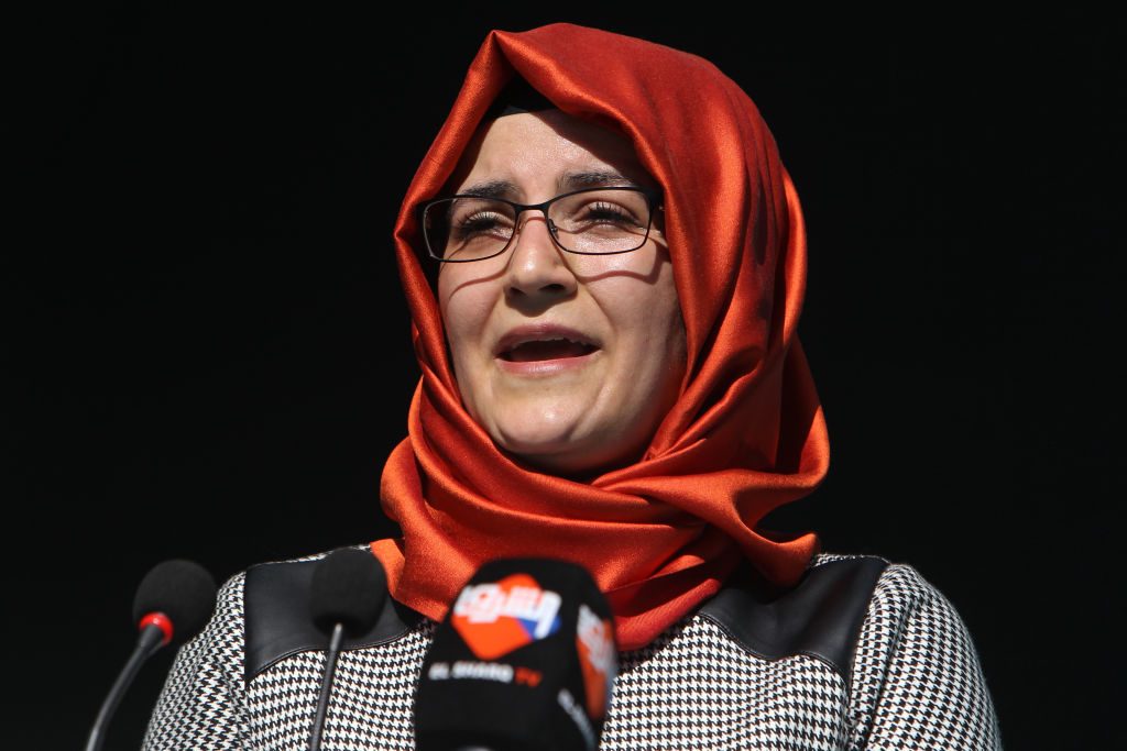 One Year Anniversary Memorial Held For Murdered Journalist Jamal Khashoggi