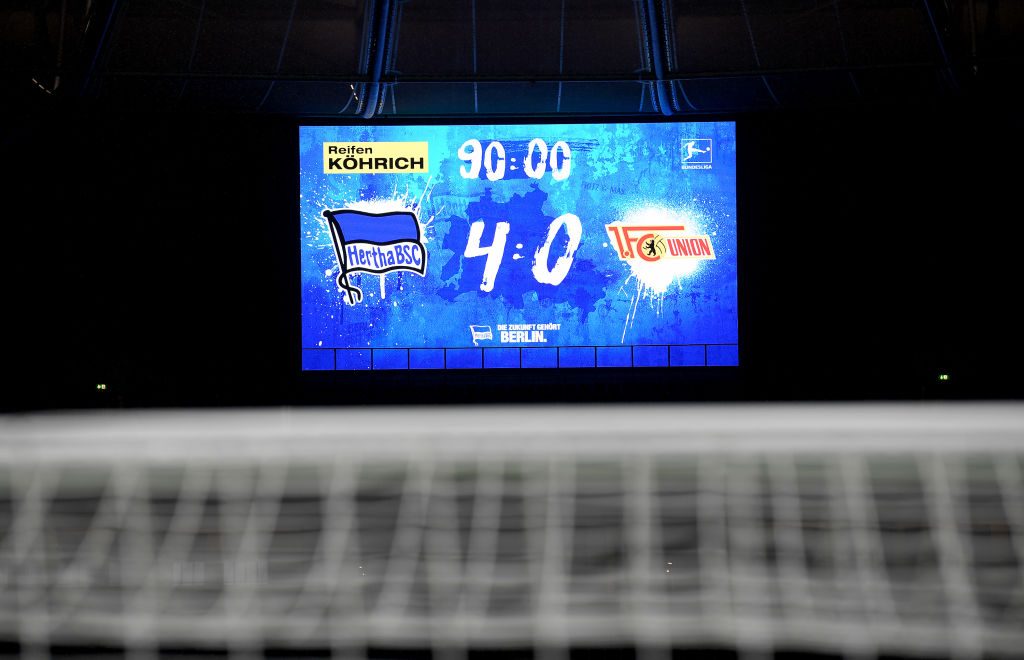 Hertha BSC v 1. FC Union Berlin - Bundesliga