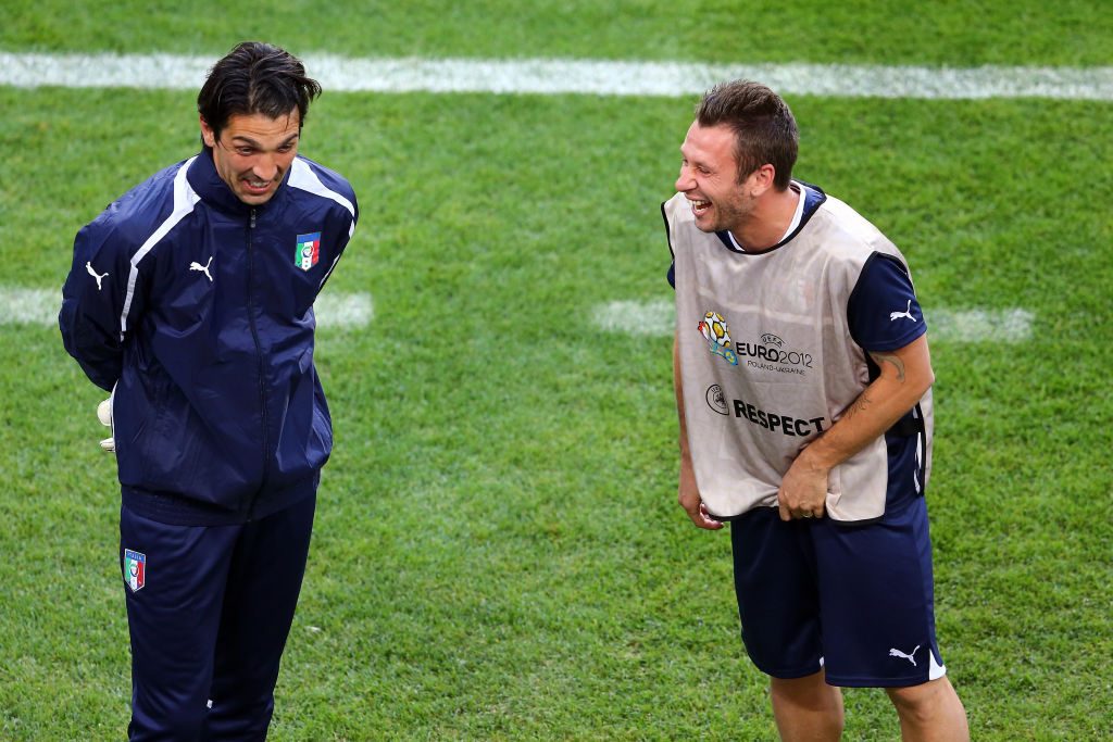 Italy Training and Press Conference - Group C: UEFA EURO 2012