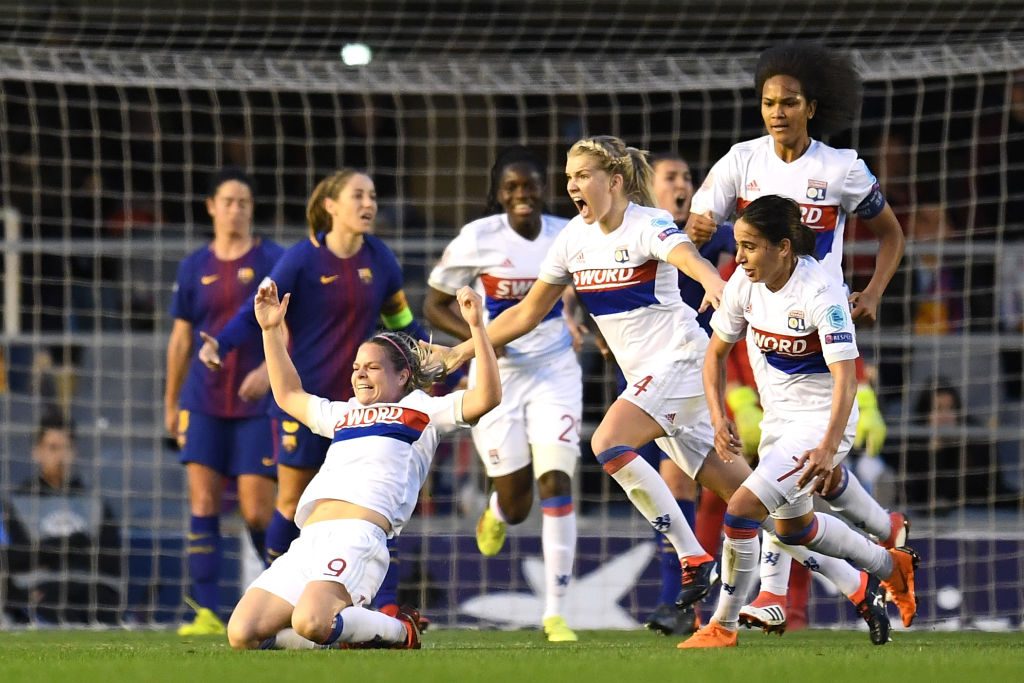 FC Barcelona Women v Olympique Lyon Women - UEFA Women's Champions League Quarter Final 2nd Leg