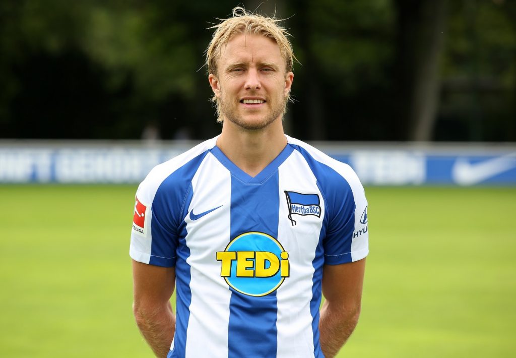 Hertha Berlino -Skjelbred leader norvegese