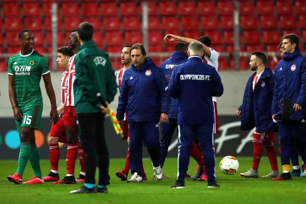 Olympiacos FC v Wolverhampton Wanderers - UEFA Europa League Round of 16: First Leg