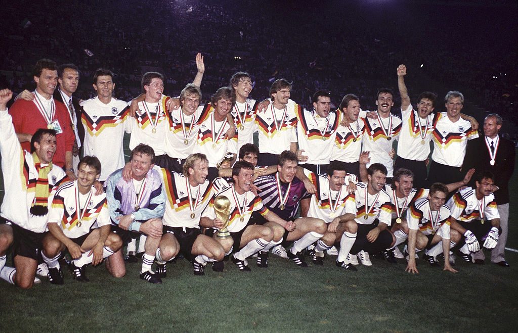 FUSSBALL: NATIONALMANNSCHAFT WM 1990 in ITALIEN, GER