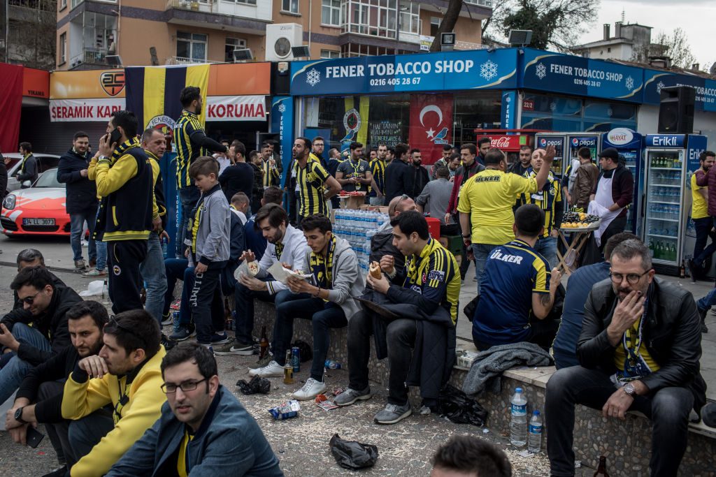 Fan Rivalry Continues At The 2018 Istanbul Derby