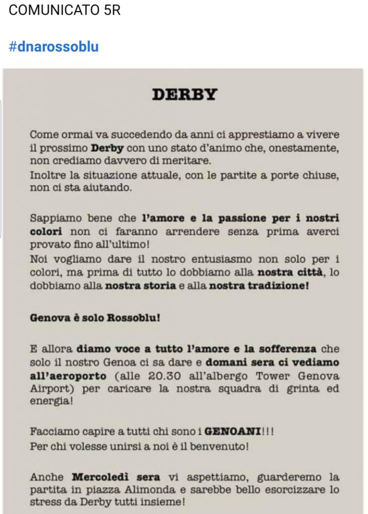 derby Genoa