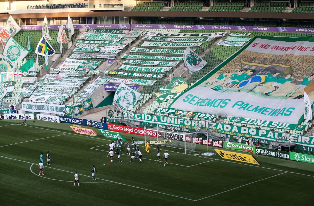 Palmeiras and Corinthians Play Behind Closed Doors the Final Match of the Sao Paulo State Championship As Brazil Deaths Near 100,000 due to Coronavirus (COVID - 19)