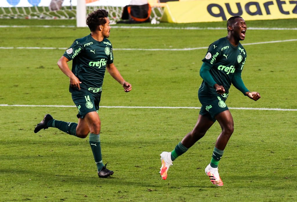 2020 Brasileirao Series A: Palmeiras v Santos Play Behind Closed Doors Amidst the Coronavirus (COVID - 19) Pandemic