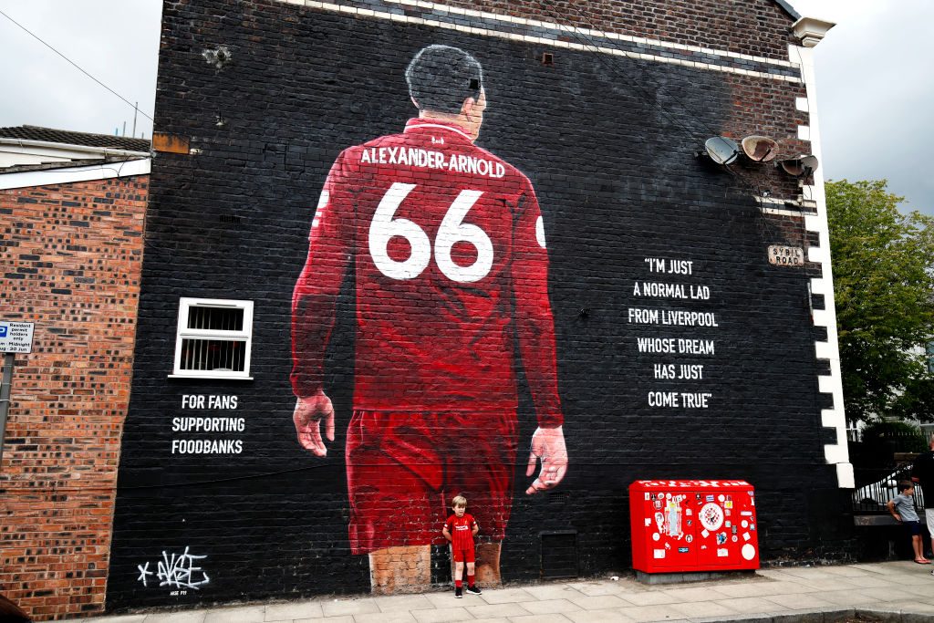 Artwork of Jordan Henderson in Liverpool