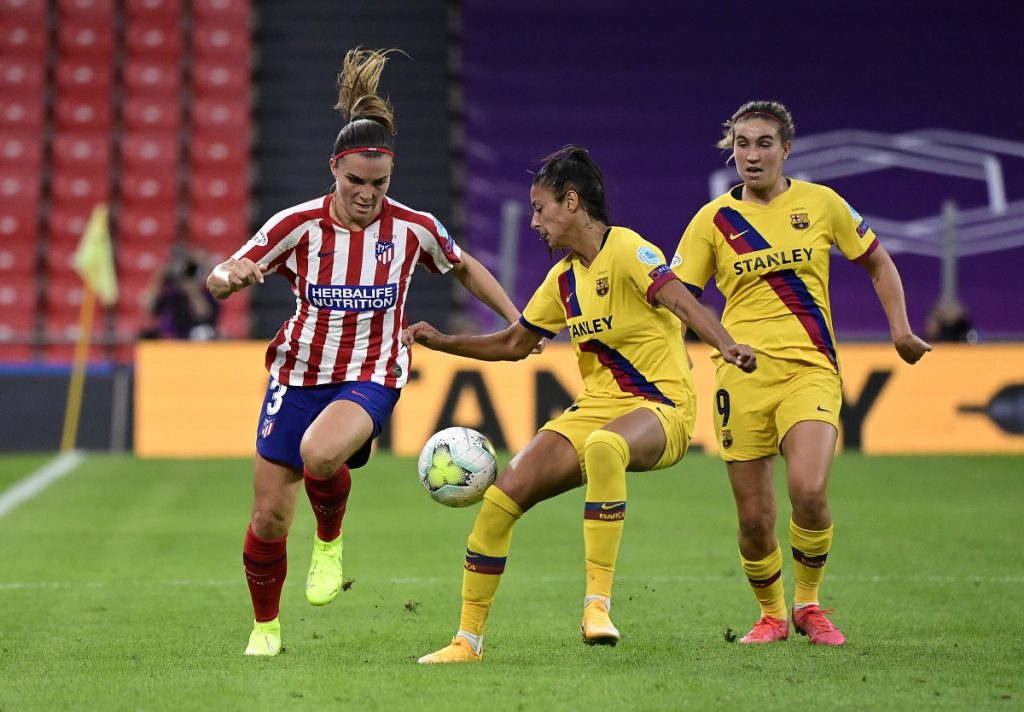Alia Guagni all'esordio con l'Atletico Madrid
