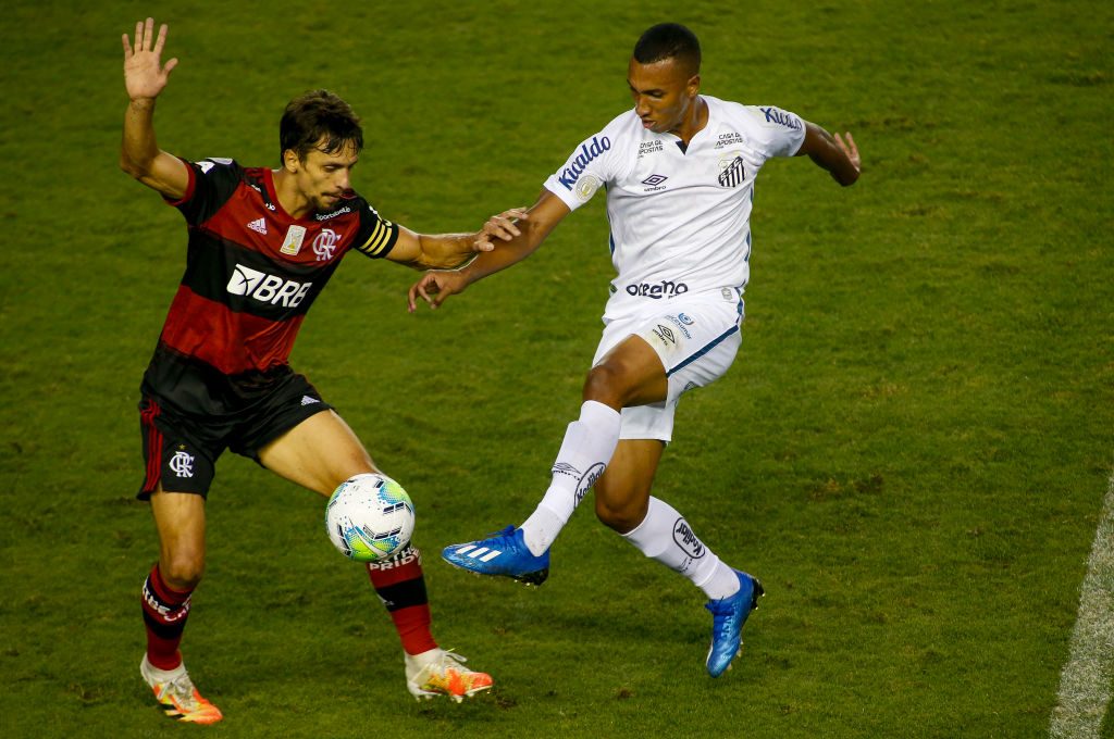 2020 Brasileirao Series A: Santos v Flamengo Play Behind Closed Doors Amidst the Coronavirus (COVID - 19) Pandemic