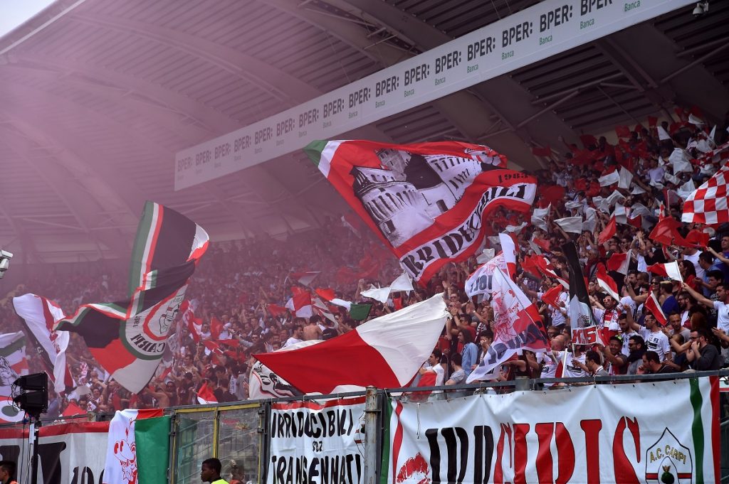 I tifosi del Carpi ai tempi della Serie A