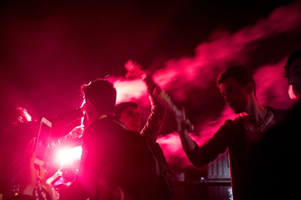Fan Rivalry Continues At The 2018 Istanbul Derby