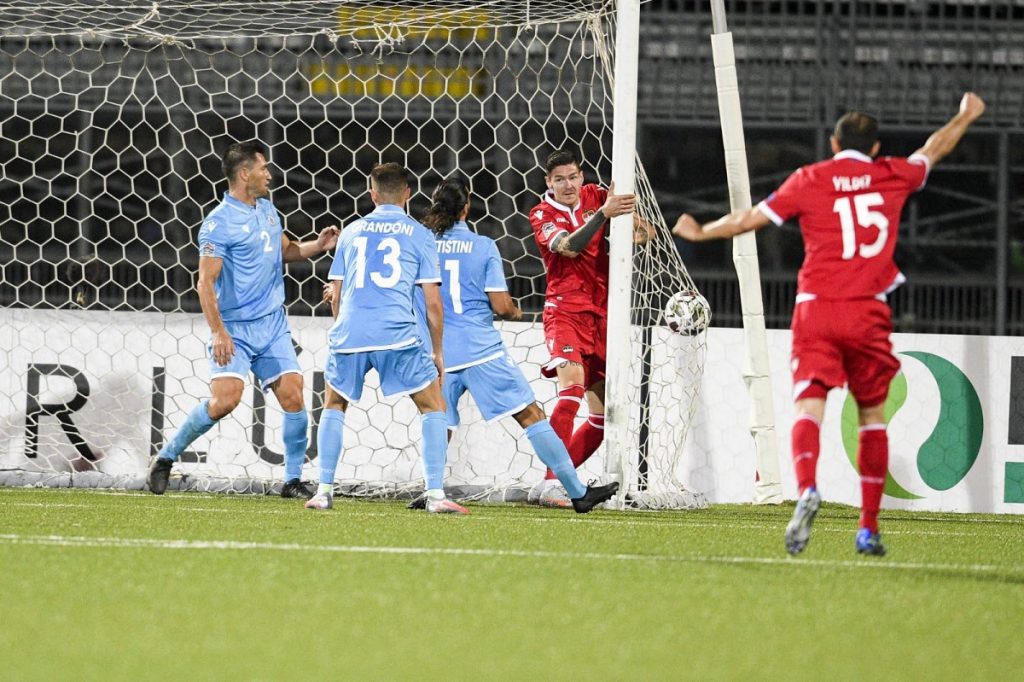 Frick jr in goal col Liechtenstein