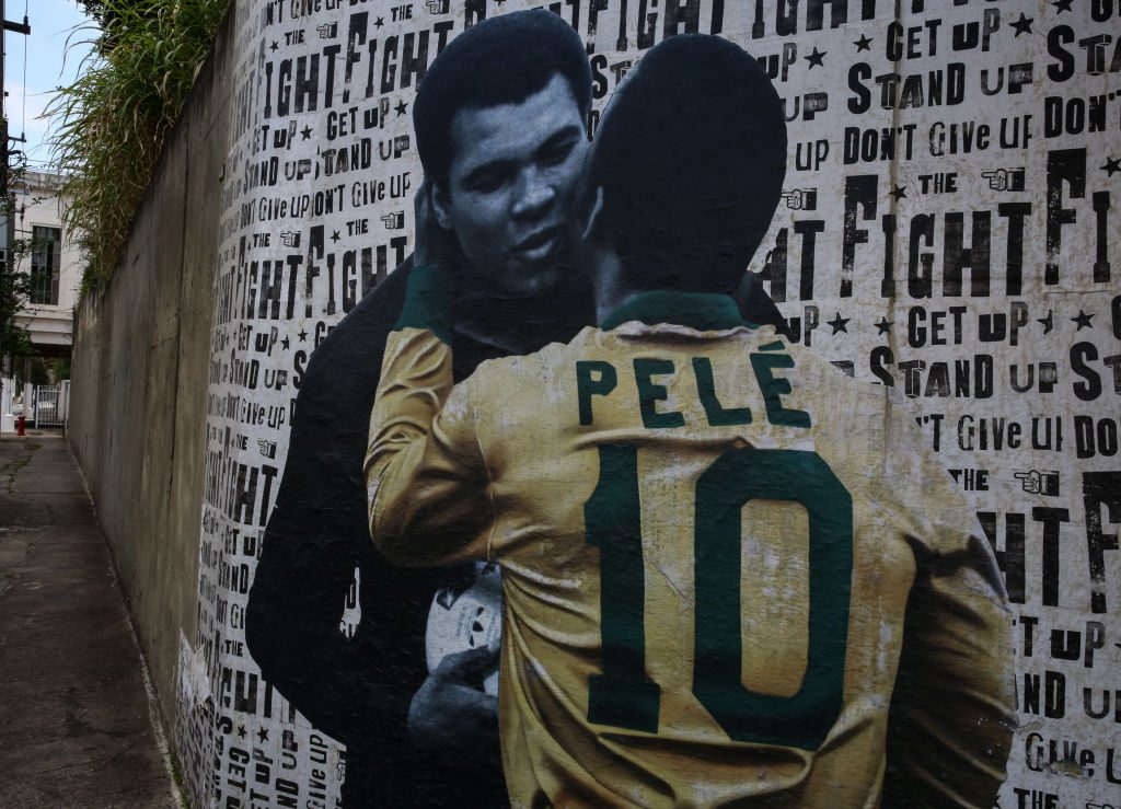 Exhibit and Urban Art Celebrate Pelé's 80th Birthday Amidst the Coronavirus (COVID - 19) Pandemic