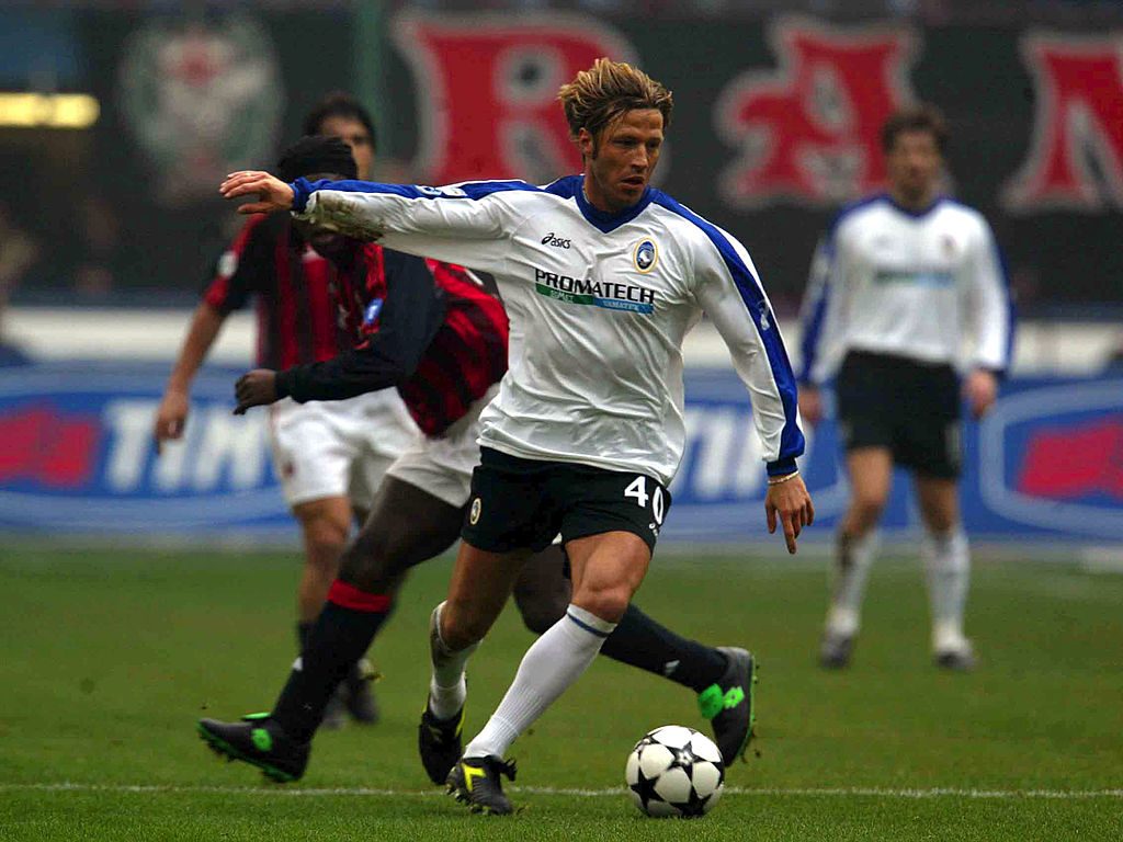Paolo Tramezzani of Atalanta in action