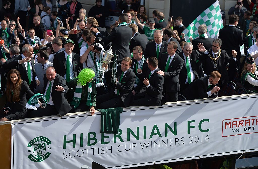 Hibernian Parade to celebrate winning William Hill Scottish Cup