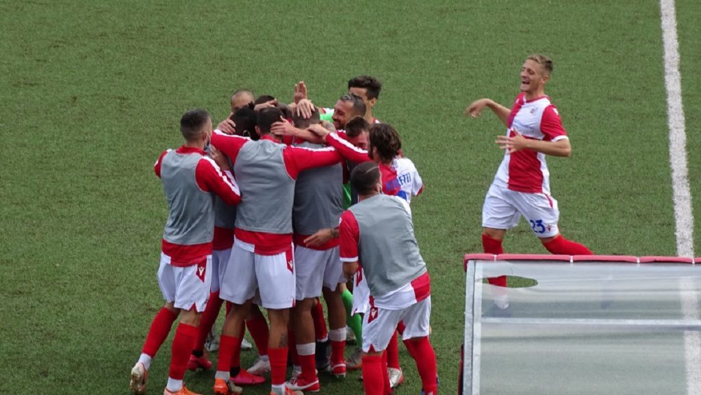 Rimini in goal con Pecci