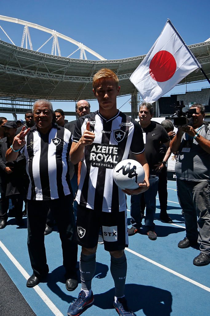 Keisuke Honda Of Botafogo Is Officially Presented To Fans