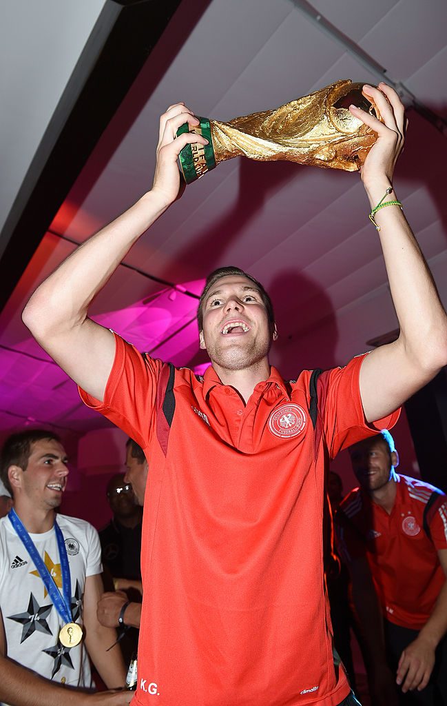 Germany Team Celebrates After Winning The 2014 FIFA World Cup
