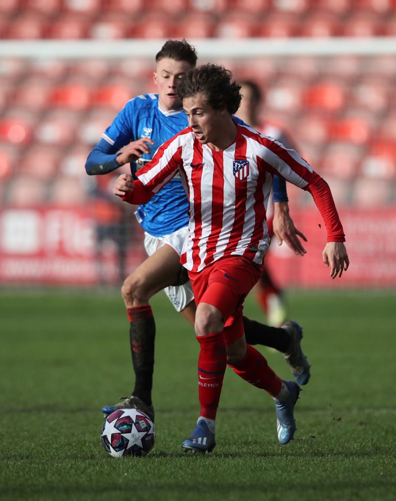 Rangers U19 v Atletico Madrid U19 - UEFA Youth League Play-Offs