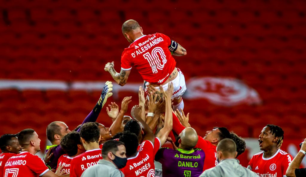 2020 Brasileirao Series A:  Internacional v Palmeiras Play Behind Closed Doors Amidst the Coronavirus (COVID - 19) Pandemic