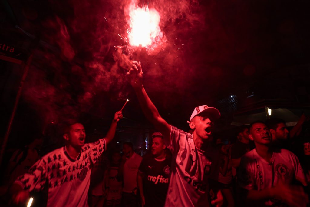 Atmosphere During Palmeiras v Santos Copa CONMEBOL Libertadores 2020 Final