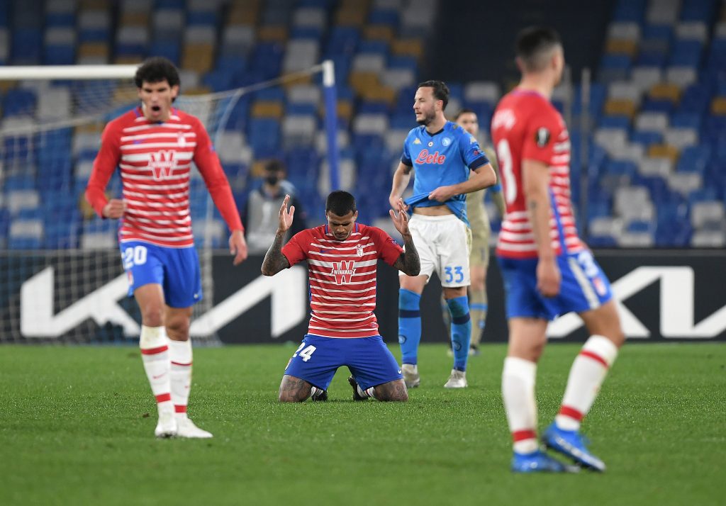 SSC Napoli v Granada CF  - UEFA Europa League Round Of 32 Leg Two