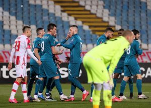 Crvena Zvezda v AC Milan  - UEFA Europa League Round Of 32 Leg One