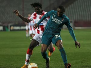 Crvena Zvezda v AC Milan  - UEFA Europa League Round Of 32 Leg One