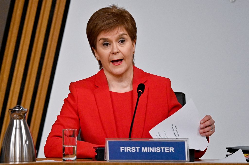 Nicola Sturgeon Appears At Inquiry Into Scottish Government's Handling Of Complaints Against Former First Minister