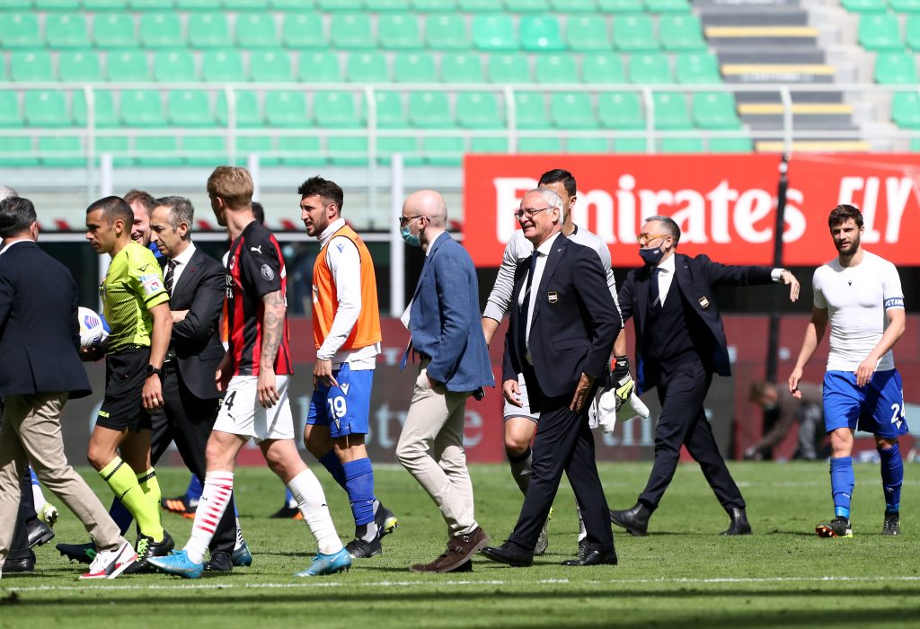 AC Milan v UC Sampdoria - Serie A