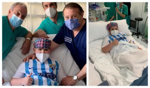 Il piccolo Guillermo - Foto Malaga CF