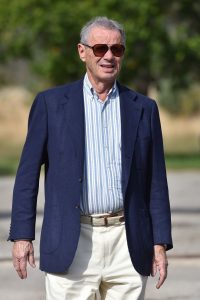 US Citta di Palermo President Maurizio Zamparini Visits Club Traning Ground