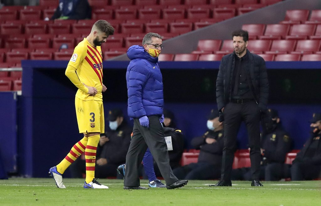 Simeone contro il Barcellona