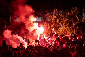 Scotland Football Fans Support Their Team In Euro 2020 Game Against England