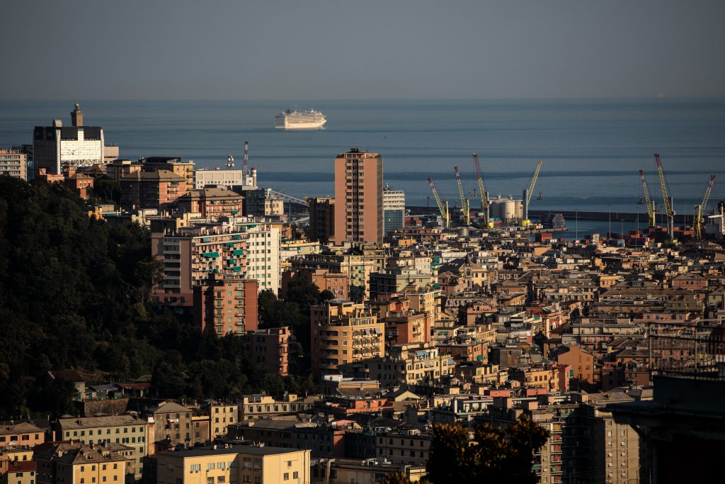 Aftermath Of The Morandi Bridge Collapse in Genoa