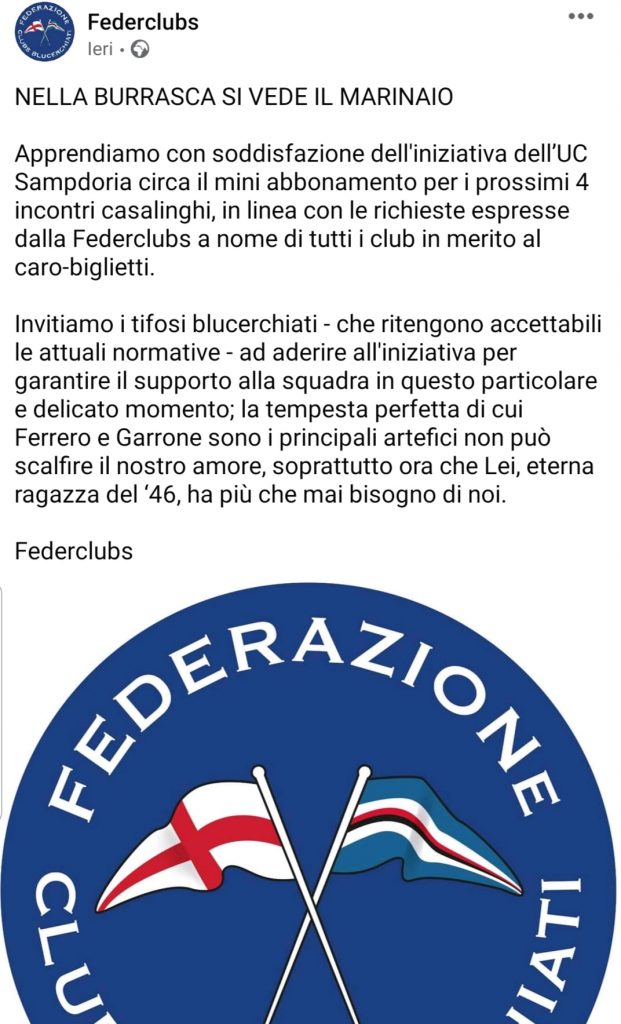 Tifosi Sampdoria