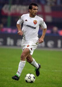 Davide Bombardini of Roma in action