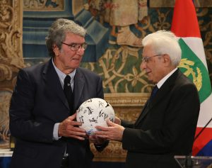 Italian Football Team Meets President Sergio Mattarella