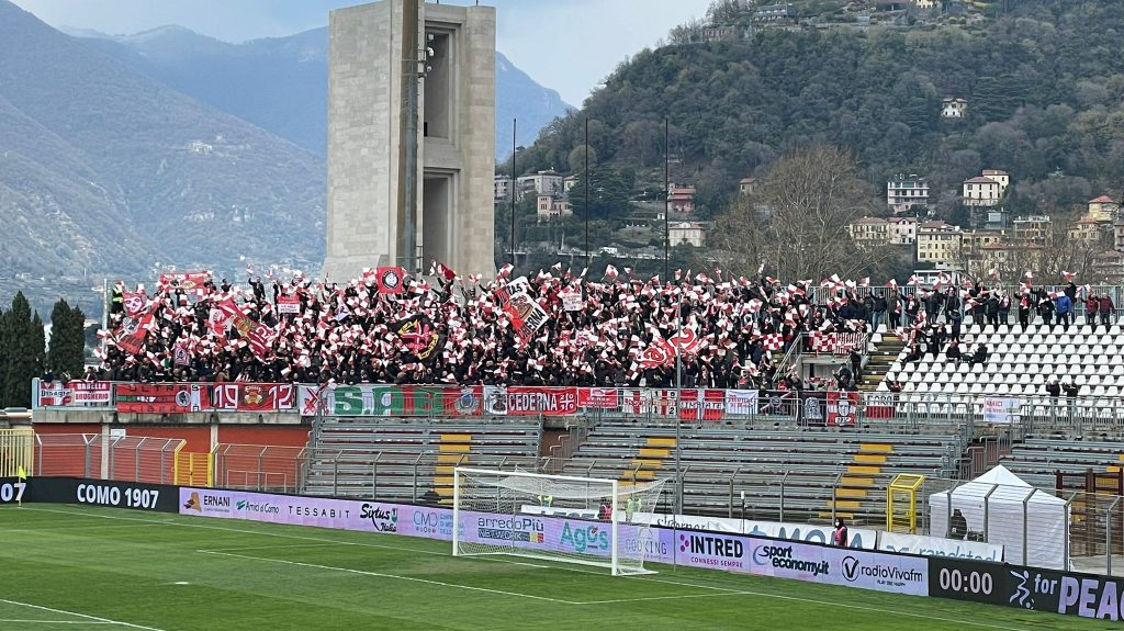 I tifosi del Monza al Sinigaglia