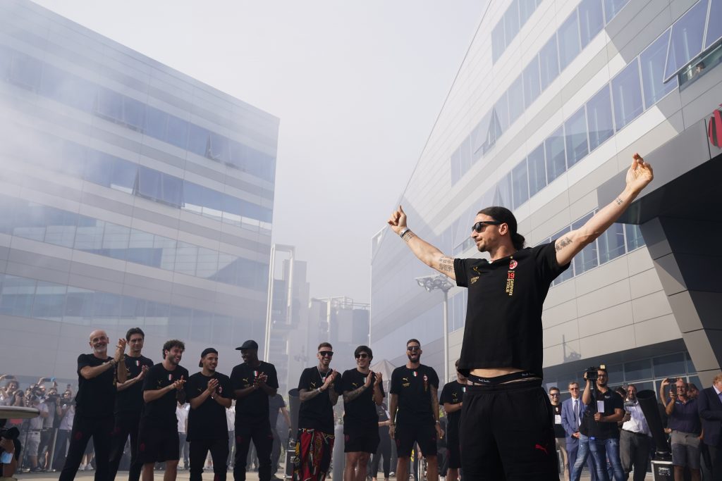 AC Milan Serie A Victory Celebration At Casa Milan