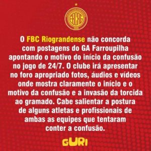 COMUNICATO RIONGRANDENSE